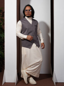 Zayaan Prime Formal Koti Gray