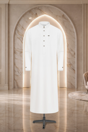 Al Baseet Arabian Jubba White